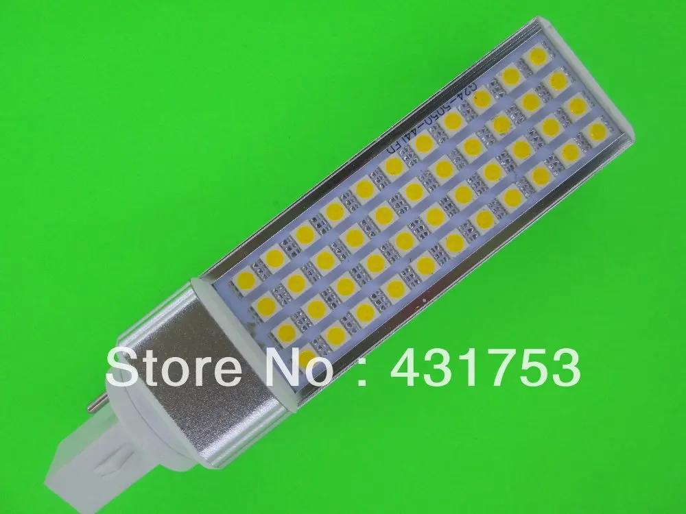 LED 전구 9W E27 G24 G23 5050 SMD 44 LED 옥수수 빛 램프 차가운 백색/온난 한 백색 AC 85V-265V 옆 점화 (높은 광도)